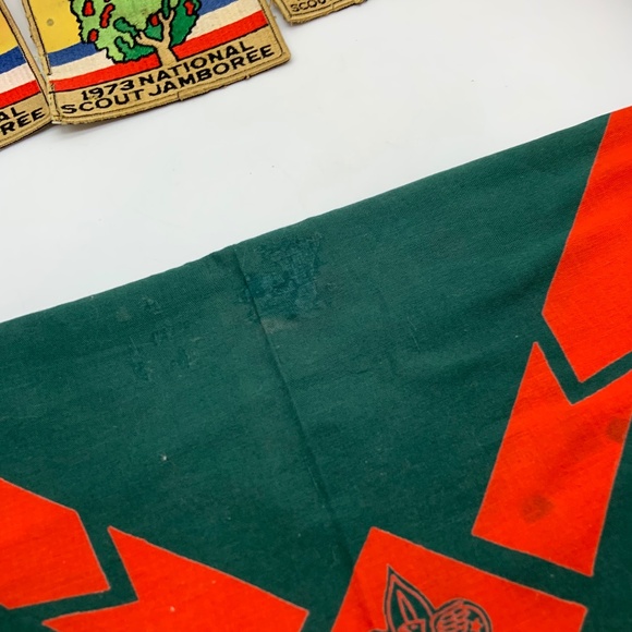 Vintage Boy Scouts of America National Scout Jamboree Neckerchief and Patches - Picture 9 of 15